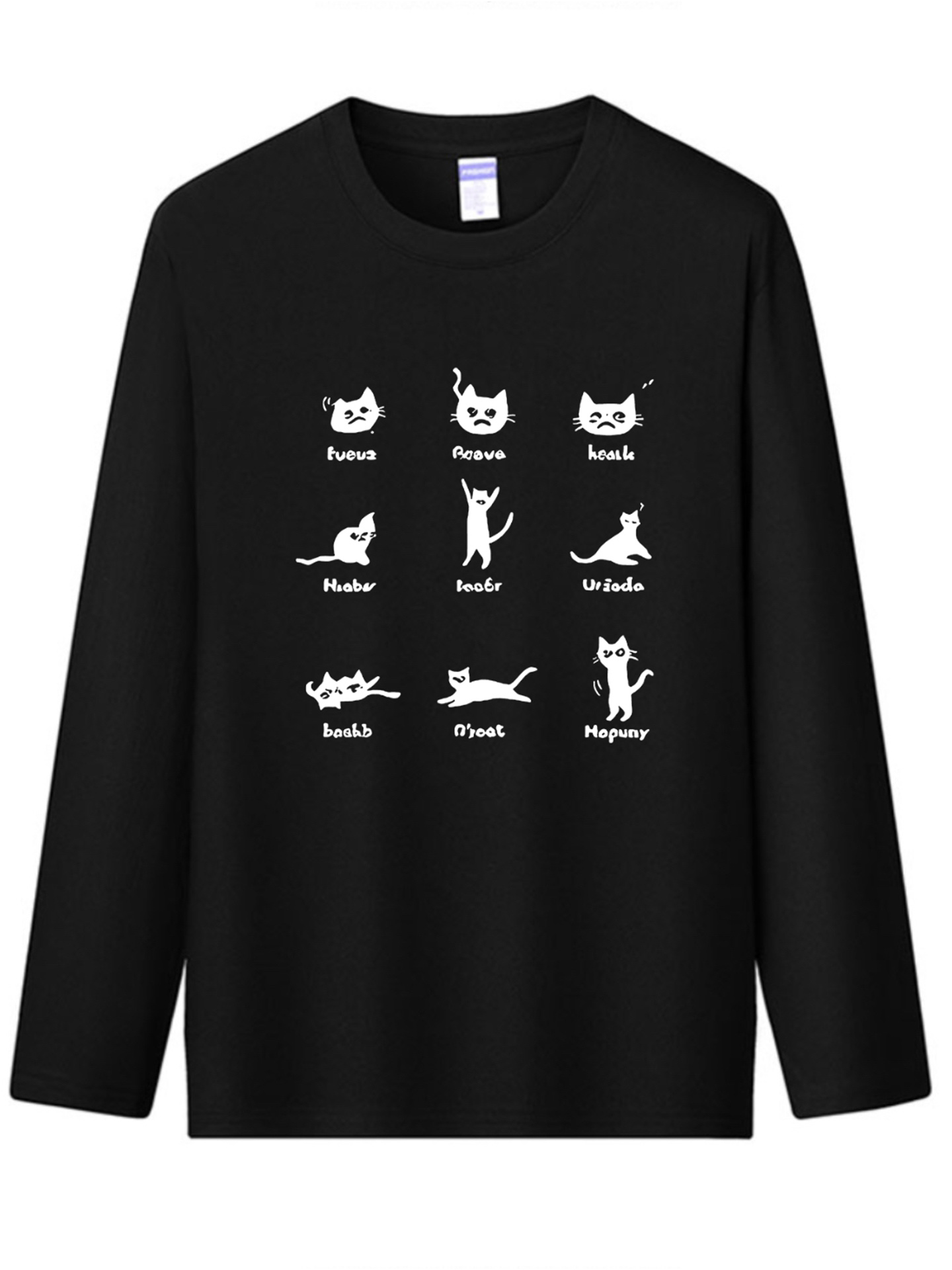 American High Street Long-Sleeved T-Shirt for Women, Loose and Lazy Style, Autumn 2025 New Design, Niche Couple Outfit Top