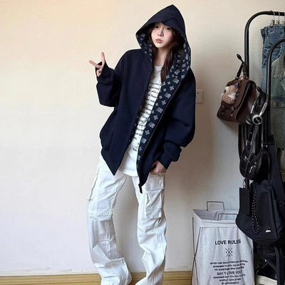 小个子外套女宽松情侣装加厚