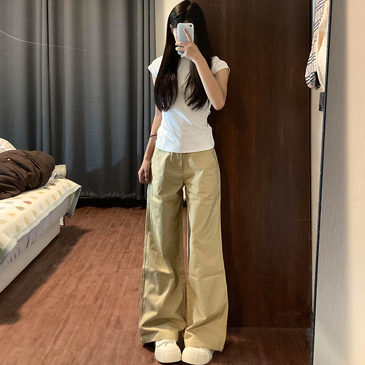 短袖t恤女内搭打底辣妹穿搭修身
