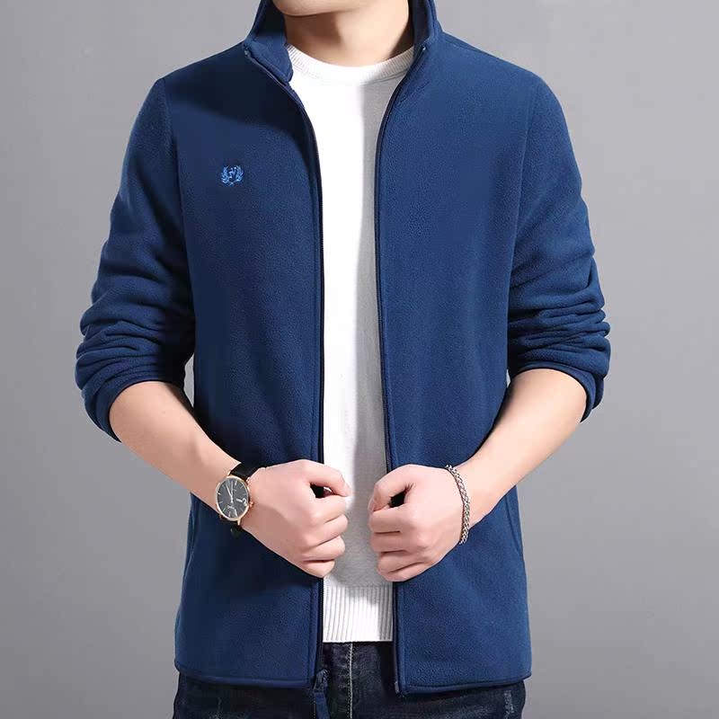 进口正品牌中年男士秋装上衣服卫衣手抓绒摇粒绒双面绒单一夹克外|ruв категории Мужская одежда, футболка - от Buy2taobao.com для оказания профессиональной услуги покупки агента Taobao