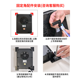 台下隔空加热电磁炉 岩板餐桌隐形电磁炉岛台专用暗装 电磁炉隐藏式