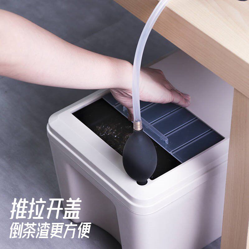 fashion convenient Push-pull Tea square suit Low Profile Tea dregs bucket Tea barrel Plastic Waste barrel drainage separatein the Tableware , Tea set , Tea/With zero  category - from Buy2taobao.com to provide professional Taobao agent buy service