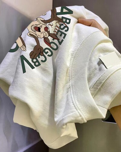 纯棉设计感短袖t恤女百搭减龄