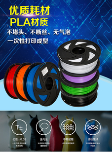 3d打印笔机耗材PLA ABS进口材料立体涂鸦绘画1.75mm 1KG工厂直销