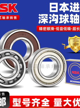 进口NSK轴承6000 6001 6002 6003 6004 6005 6006  ZZ DDU