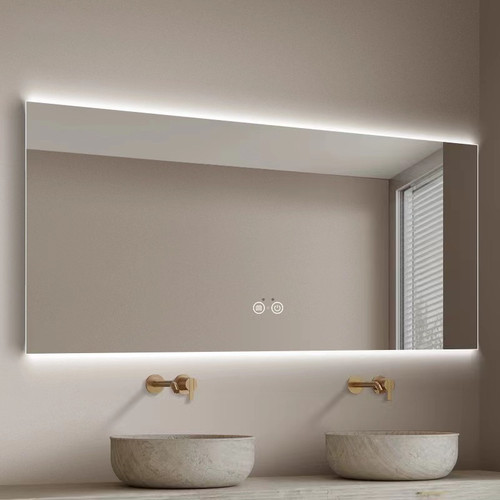 方形智能镜子高端智能镜挂墙卫生间浴室镜化妆带灯led防雾触摸屏