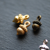 G4D1 橡果榛子挂件diy手工饰品材料 DSz 古铜古红铜亚金金银色