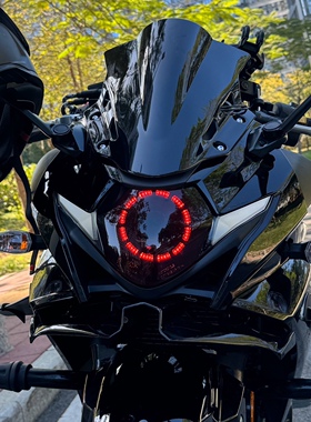活动款钢铁侠款铃木GSX250r改装天使眼双光透镜大灯总成无损65瓦