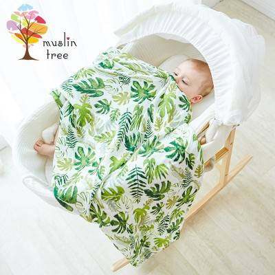 muslin新生婴儿包被纯棉纱布儿童盖毯包巾夏季薄款宝宝被子小凉被