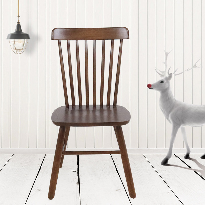全實木北歐ins溫莎椅靠背餐椅咖啡廳電腦椅子家用現代簡約橡膠木在類目 住宅傢俱, 坐具類, 椅類, 餐椅中 - 來自Buy2taobao.com提供專業的淘寶代購服務