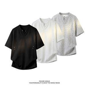 ONLY 短袖 BLUE 线上商店潮牌百搭cityboy新款 v领t恤夏季 STUDIOS