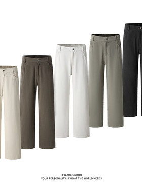 GTLA线上店铺叁佰TTBRO新品田尼克工作室复古高街纯色百搭休闲裤