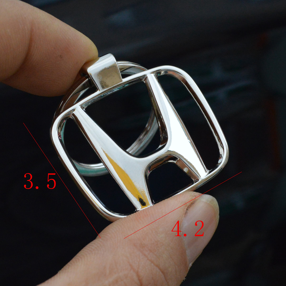 汽车立体本田钥匙扣车标钥匙链圈飞度 雅阁奥德赛CRV 思域钥匙链