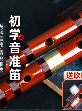 竹笛初学g调f调专业e调笛子儿童学生入门零基础成人横笛c调d调