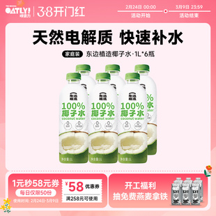 东边植造100%椰子水天然电解质水椰汁饮料