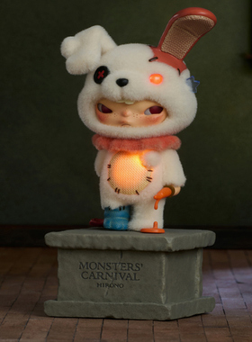 POPMART泡泡玛特小野Hirono诡乐园系列手办盲盒场景道具礼物摆件