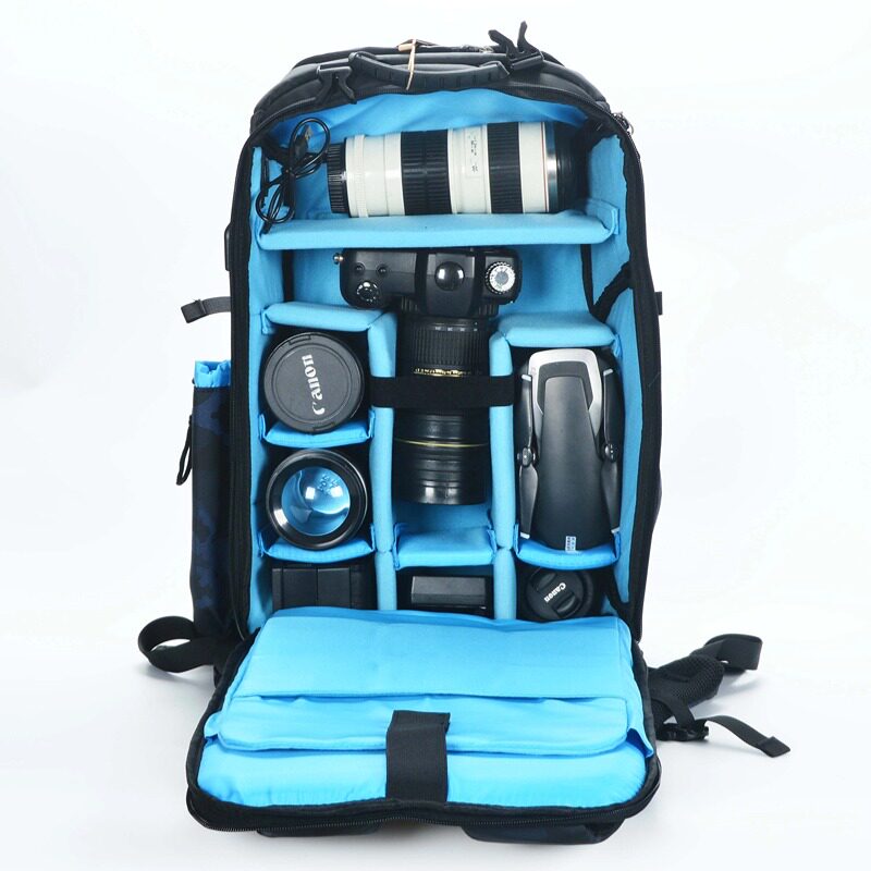 전문 방수 배낭 사진 가방 드론 카메라 가방 올인원 가방 안정기 17 인치 노트북 대용량