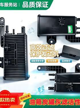 适配标致307标志308 3008雪铁龙C4L世嘉408油箱炭罐灰滤活性碳罐