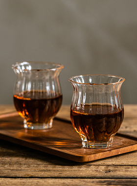 小号手冲咖啡杯子日式单品咖啡分享杯品鉴玻璃杯家用耐高温小茶杯