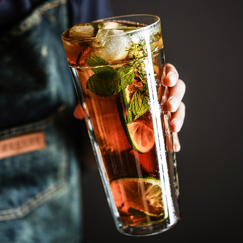 超大容量双层隔热简约家用玻璃杯