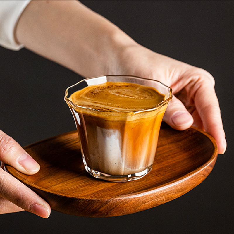 巢牧咖啡杯甄选高硼硅玻璃杯