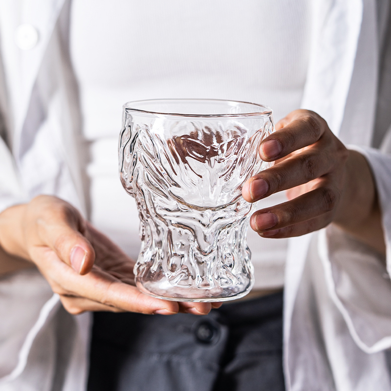 巢牧玻璃咖啡杯无铅高硼硅材质