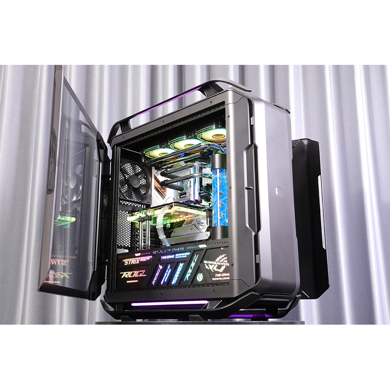 华硕rog全家桶i9 14900k rtx4080 4090 显卡定制mod水冷电脑主机