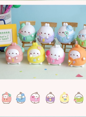 正版MOLANG土豆兔萌浪兔mbti人格测试系列限定可爱盲盒手办摆件
