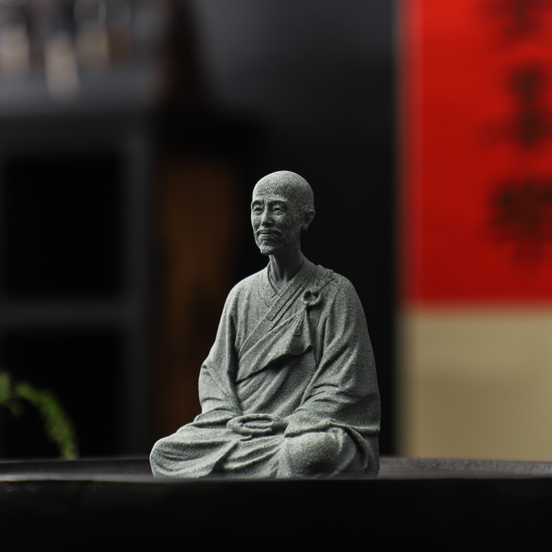 达摩摆件花卉盆景鱼缸景观造景