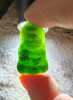宝宝佛泰山玉碧玉挂件小款