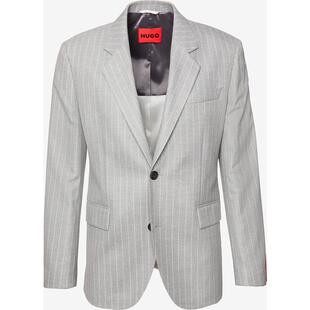 代购Hugo Boss男士西装商务正装条纹修身职场通勤外套爆款简约