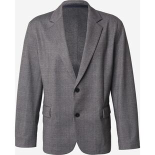 代购Hugo Boss男士西装保暖挺括格纹毛呢商务通勤外套爆款正装