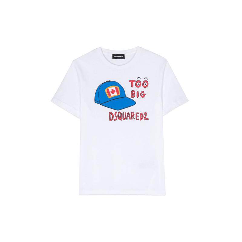 Dsquared2男装T恤印花休闲上衣潮流服饰日常休闲朋友聚会