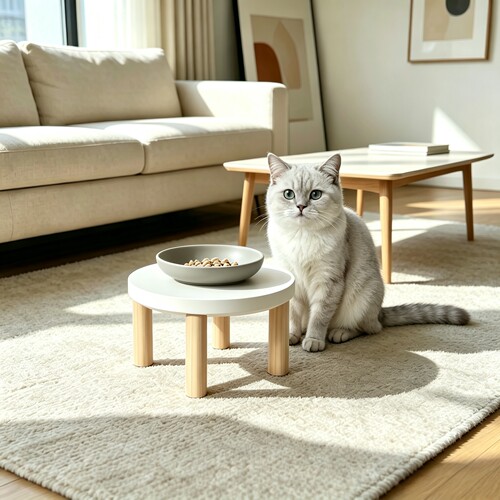 猫碗底座宠物碗垫高底座保护颈椎
