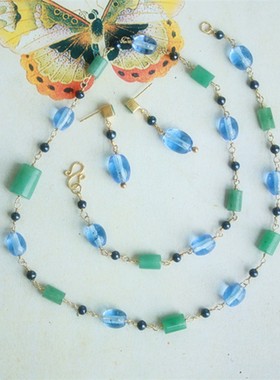 美国大都会博物馆琉璃项链定制