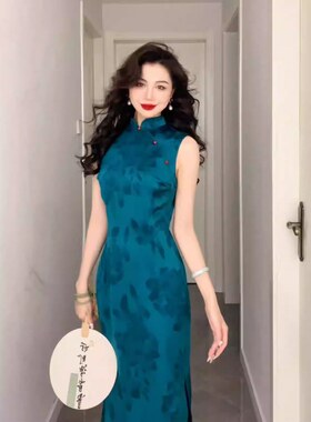 【雀之羽旗袍】2025年新款改良旗袍连衣裙女夏年轻款气质高端长款