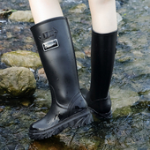 胶鞋 军登特高筒时尚 成人雨靴 2026新款 防滑厚底厨房防水鞋 雨鞋 女款