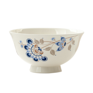 岚汀骨瓷碗家用餐具套装单个吃饭碗陶瓷碗家用的不烫手陶瓷米饭碗