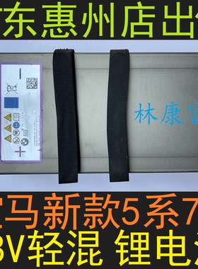 宝马新款X1 X3 X5 X6 X7 3系5系G70 7系735iL轻混48V伏锂电池电瓶