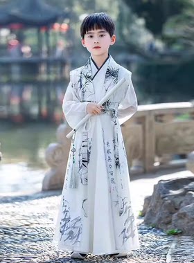 儿童汉服男童国学服夏秋款