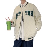 XZ213-JY50-P98控128菱形格加厚棉衣棒球服主推差价足！，男装棉衣，星座213