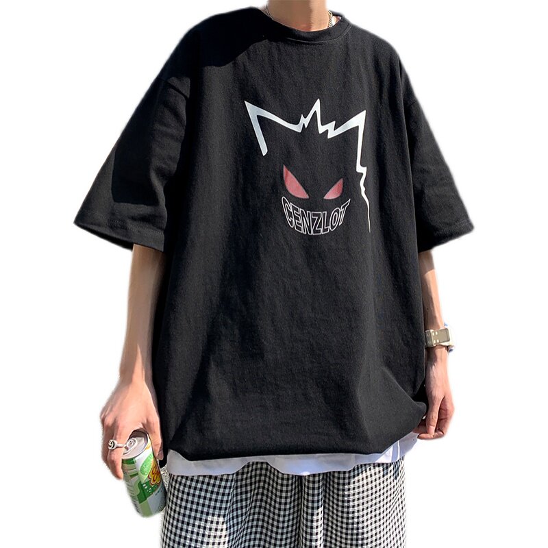 XZ213-T173-P25控38大码印花T恤宽松卡通夏季,男装T恤,星座213