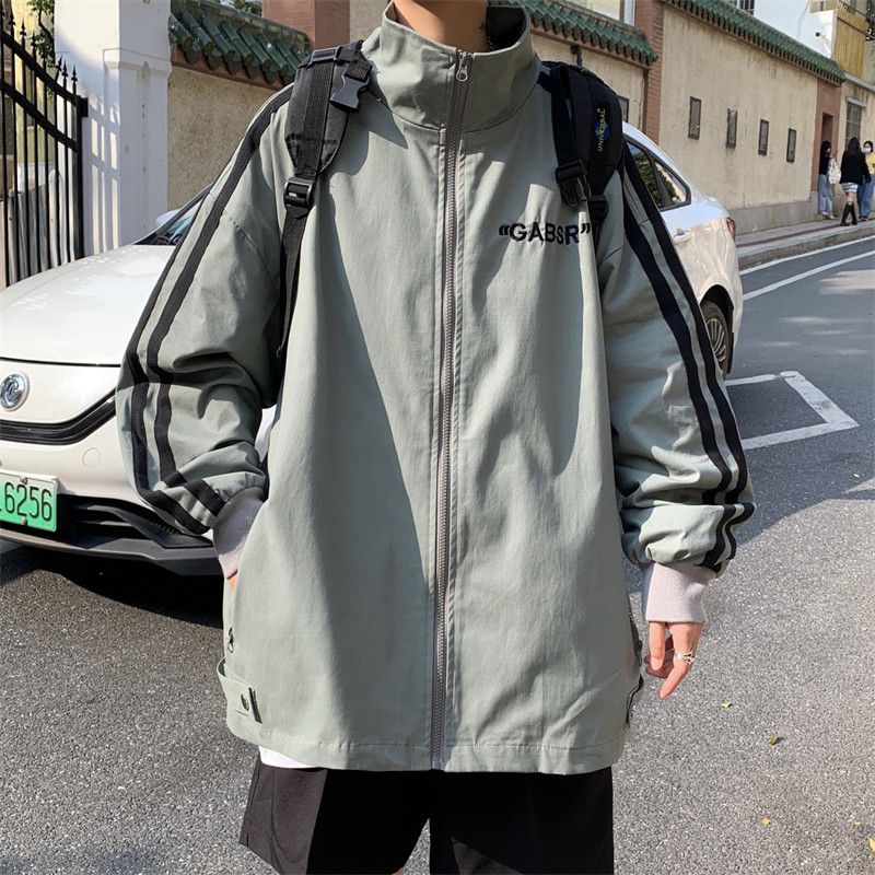 XZ213-19JK45-P88控108港风大码编织袋夹克刺绣工艺高品质,男装夹克,星座213