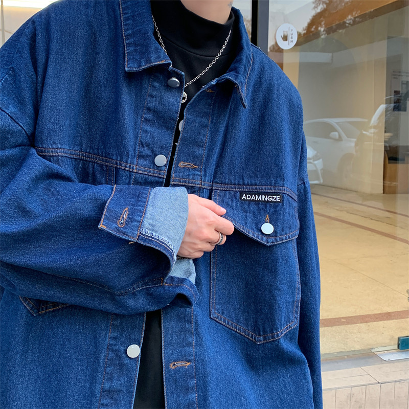 XZ213-19JK35-P88控108大码牛仔水洗夹克工装外套,男装夹克,星座213