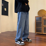 XZ213-DK19-P50控68港风大码水洗牛仔裤直播品质，男装牛仔裤，星座213