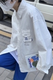 XZ213-CS006-P45控58休闲大码工装纯色衬衫，男装衬衫，星座213