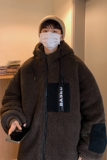 MY18-P148控168加厚羊羔毛连帽棉衣高品质棉服，男装棉衣，星座213