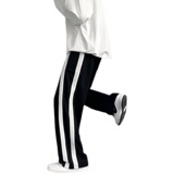 XZ213-K391-P35控48条纹擦边裤长裤运动裤男士宽松，女装休闲裤，星座213