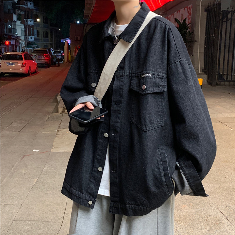 XZ213-19JK35-P78控98大码牛仔水洗夹克春装休闲,男装夹克,星座213