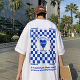 XZ213-19D112-P25控38大码创意印花宽松T恤潮流男短袖，男装T恤，星座213